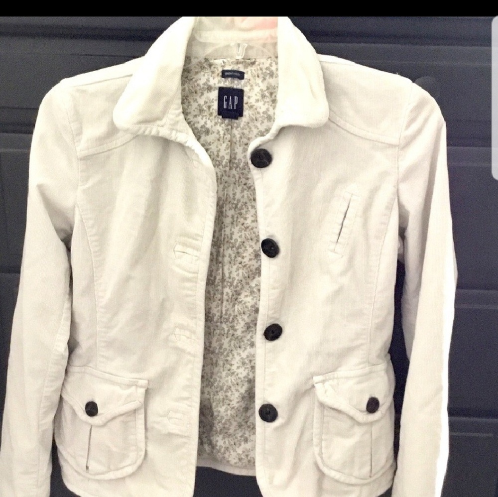 GAP lined corduroy jacket blazer.
